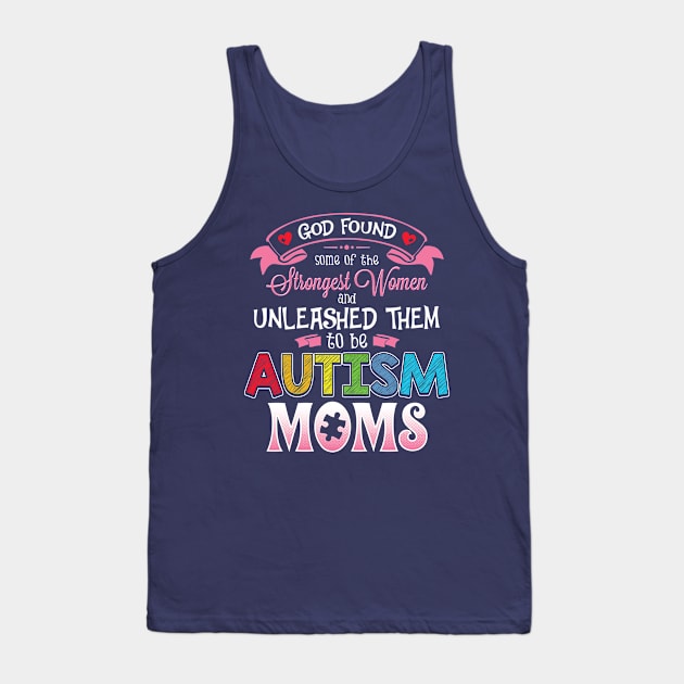 Autism Moms  Awareness Support Tank Top by specaut